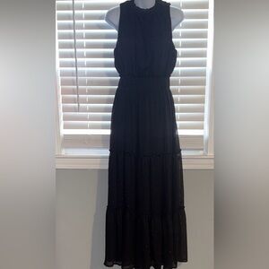 Gorgeous sparkling Draper James black maxi dress size S